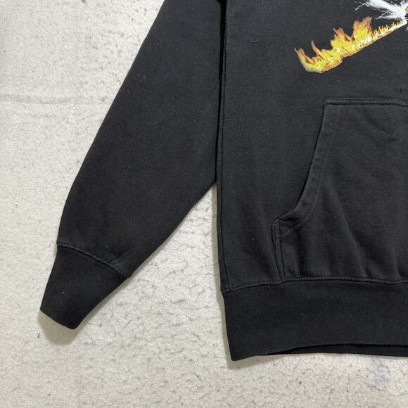 Universal Studios Mens Small Back To The Future Black Pullover Hoodie Sweatshirt - Picture 7 of 14